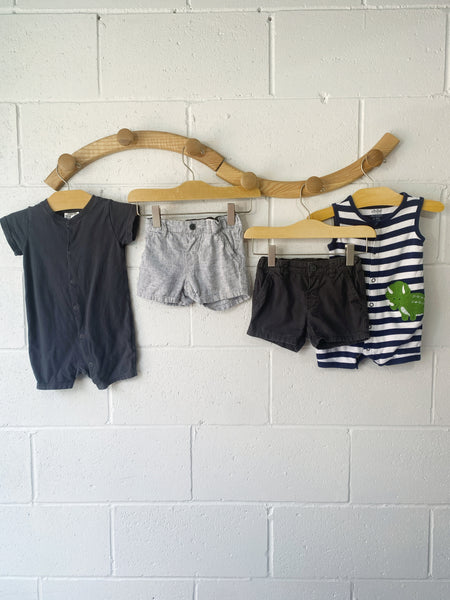Dino + Neutrals Bundle, 6-9 months