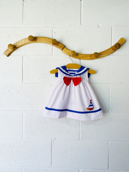 Sailor Baby Dress, 12 months