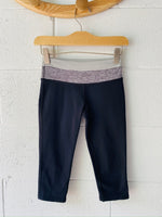 Cropped Tri-Colour Leggings, 5-6 years (XS)
