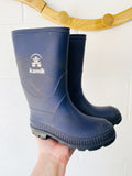 Stomp Navy Blue Rain Boots, size 12