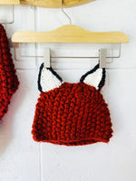 Knit Fox Hat + Tail Set, 1-2 years