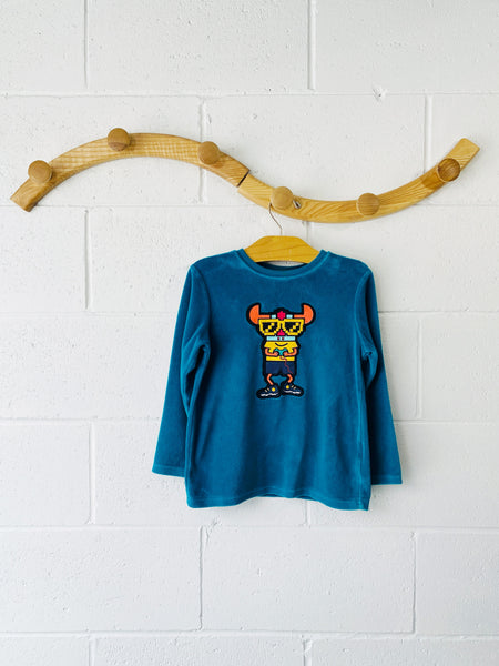 Funky Monster Velour Crewneck, 6 years (116)