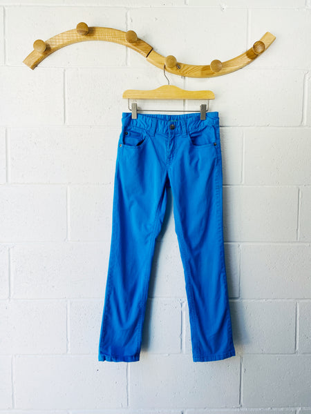 Royal Blue Slim Pants, 8-9 years