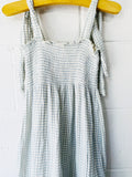 Blue + White Gingham Dress, 3-4 years
