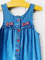 Vintage Denim Romper, 24 months