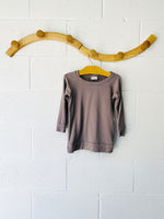 Greyish Brown Softy Dress, 18-24 months