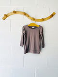 Greyish Brown Softy Dress, 18-24 months