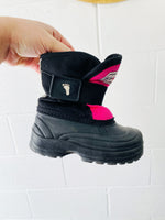 Pink + Black Scout Winter Boots, size 5