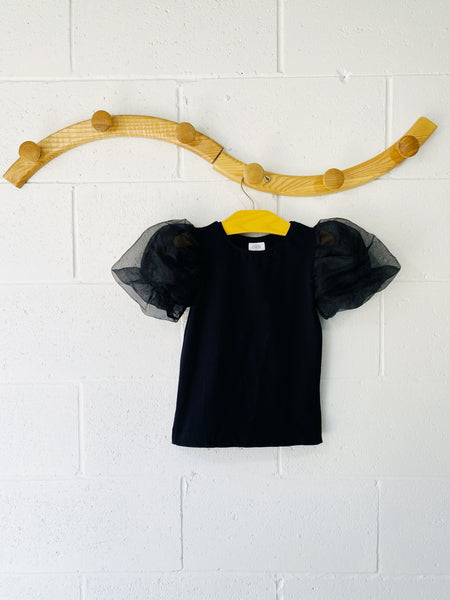 Tulle Pouf Sleeves Top, 7 years