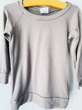 Greyish Brown Softy Dress, 18-24 months