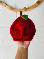 Little Apple Knit Hat, 0-6 months