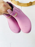 Mauve Short Rain Boots, size 13