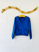 Royal Blue Jersey Cardigan, 9 years
