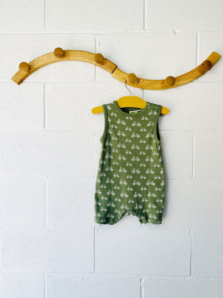 Parade Organics Sage Bicycle Romperall, 12-18 months
