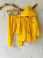 Yellow Two Piece Rain Suit, 8-10 years (MED)