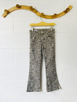 Leopard Wide Leg Jeans, 8 years