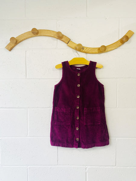 Plum Corduroy Dress, 4 years