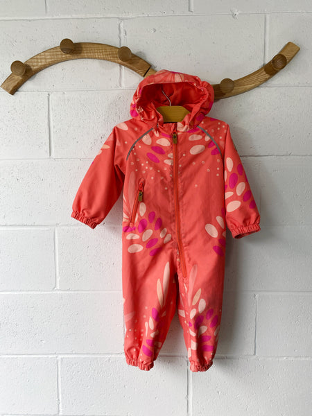 Reima Coral Patterned Rain Suit, 12-18 months