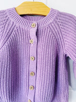 Lilac Chunky Cardigan, 24 months