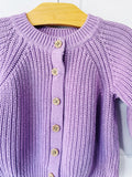 Lilac Chunky Cardigan, 24 months