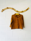 Red Creek Ochre Linen Shirt, 6-7 years
