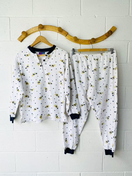 Vintage POOH Pajamas, Women's MED