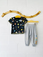 Outer Space Tee + Sweatpants, 24 months