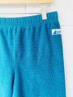 Vintage Forest Green Fleece Pants, Women's MED