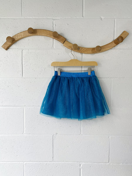 Turquoise Sparkly Skirt, 4-5 years (XS)