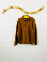 Terracotta Quarter Zip Sweatshirt, 12-13 years (XL)