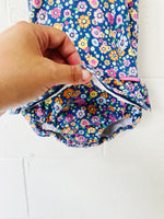 Floral Swimsuit with Built In Swim Diaper, 1-2 years