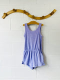 Lilac Terrycloth Romper, 8-9 years (MED)