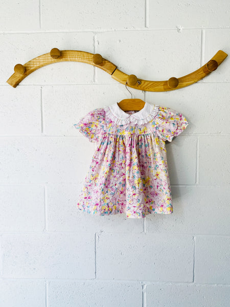 Vintage Floral Dress, 18 months