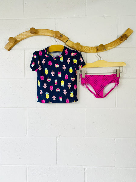 Funky Popsicle 2 Piece Bathing Suit, 4 years