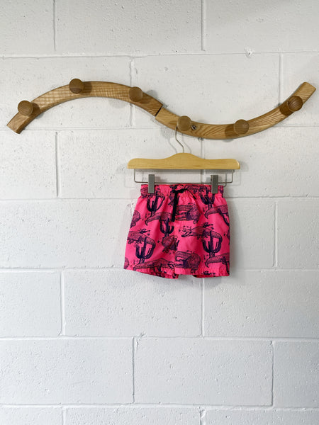 Neon Crocodile Swim Trunks, 6-12 months