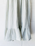 Blue + White Gingham Dress, 3-4 years