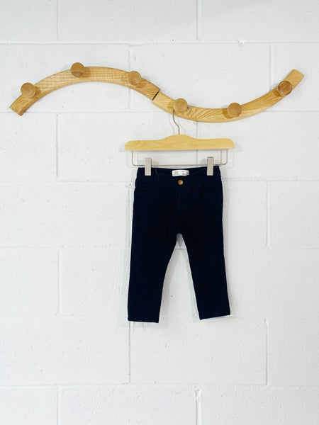 Navy Corduroy Pants, 9-12 months