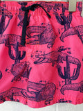 Neon Crocodile Swim Trunks, 6-12 months