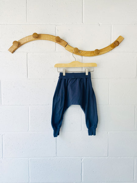mini mioche Charcoal Drop Crotch Pants, 2 years