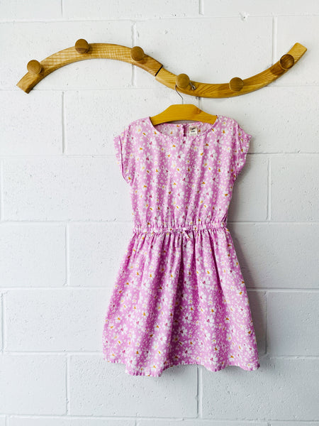 Linen Floral Dress, 8 years