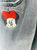 Minnie Wide Leg Paper Bag Jeans, 18-24 months