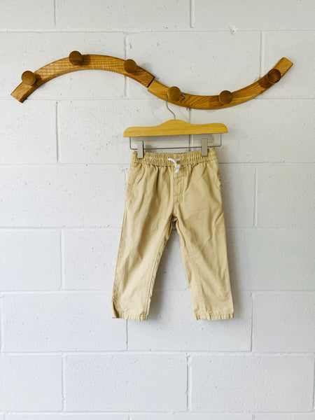 Khaki Drawstring Pants, 2 years