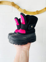 Pink + Black Scout Winter Boots, size 5