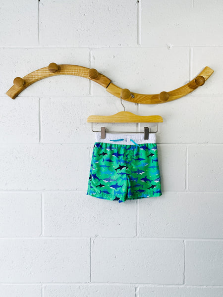 Sharks Swim Trunks, 18-24 months