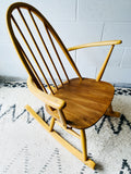 Vintage Petite Mid Century Modern Rocking Chair