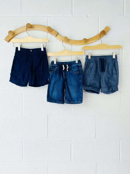 Shades Of Blue Shorts Bundle, 2-3 years