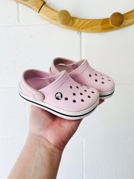 Pink Classic Clog, size 4/5