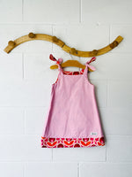 Mod Tulip + Pink Reversible Dress, 5-6 years