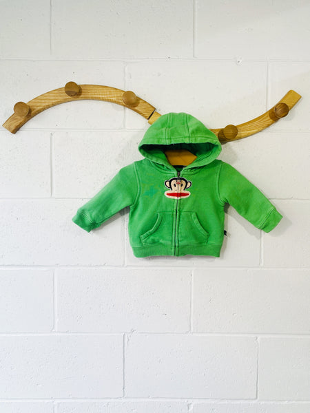 Paul Frank Monkey Hoodie, 6-9 months