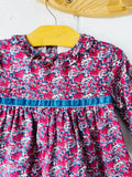 Roses Frilled Collar Dress, 3-4 years